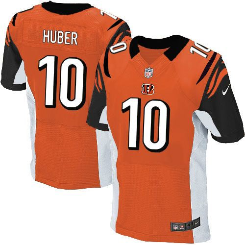 Bengals #10 Kevin Huber Orange Alternate Elite Jersey
