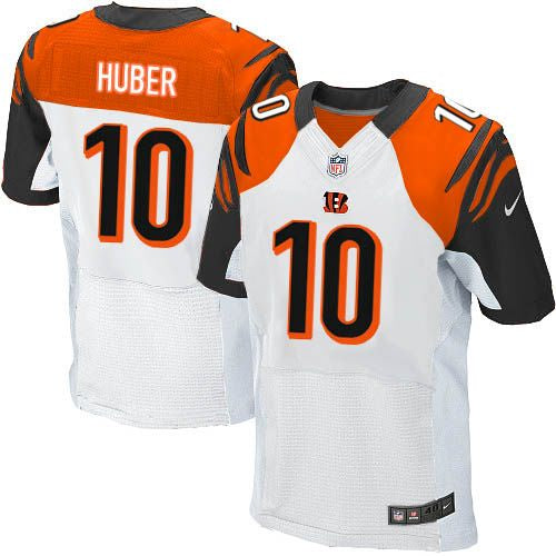 Bengals #10 Kevin Huber White Elite Jersey