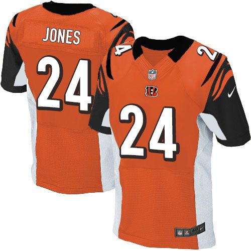 Bengals #24 Adam Jones Orange Alternate Elite Jersey