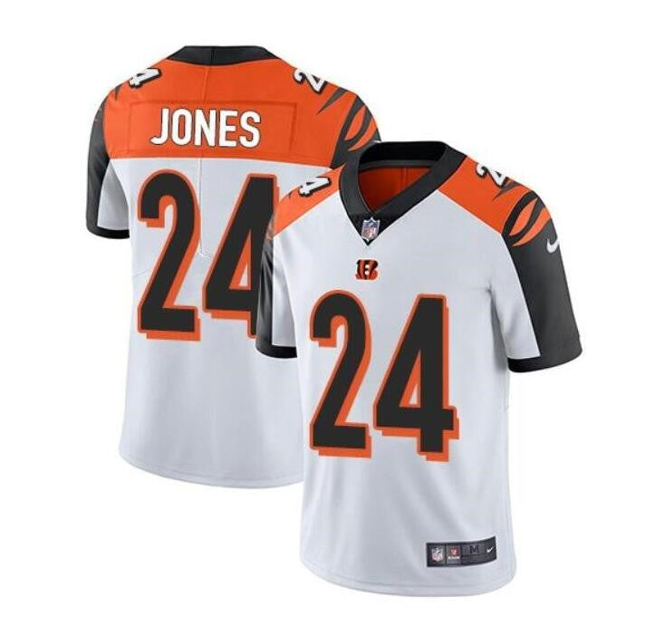 Bengals #24 Adam Jones White Jersey