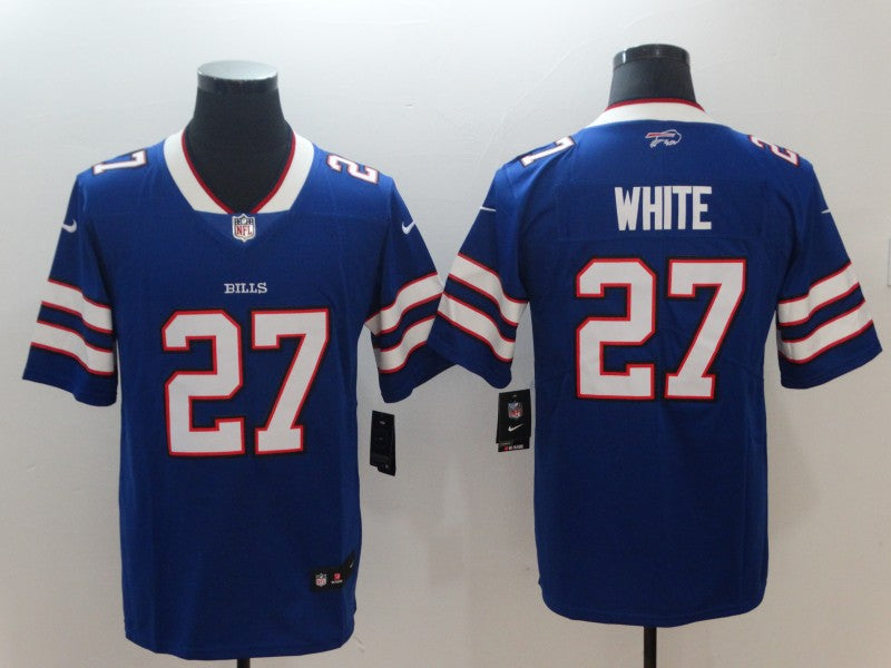 Bills #27 Tre'Davious White Royal Jersey
