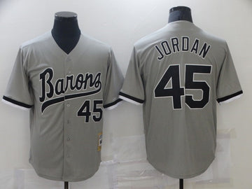 Michael Jordan Birmingham Barons gray jersey