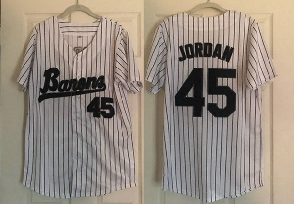 Michael Jordan Birmingham Barons white jersey