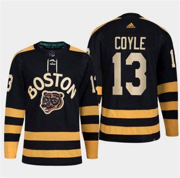 Charlie Coyle Boston Bruins black Classic jersey