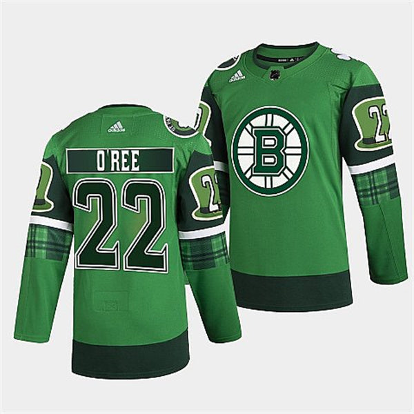 O'Ree Boston Bruins green jersey