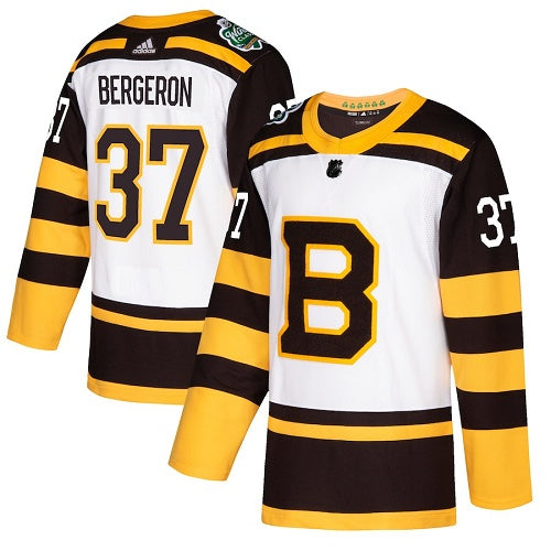 Patrice Bergero Boston Bruins white Classic jersey