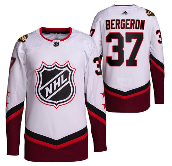 Patrice Bergeron Boston Bruins white All-Star jersey