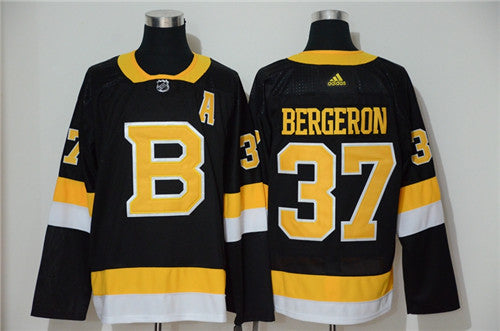 Patrice Bergeron Boston Bruins black Alternate jersey