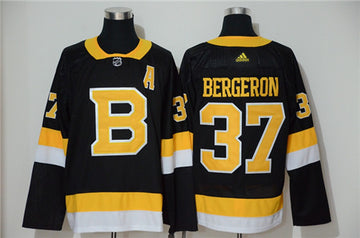Patrice Bergeron Boston Bruins black Alternate jersey