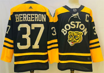Patrice Bergeron Boston Bruins black Classic jersey