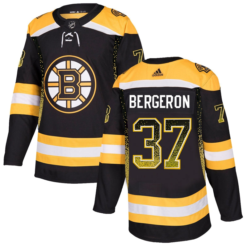 Patrice Bergeron Boston Bruins black Fashion jersey