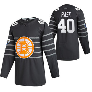 Tuukka Rask Boston Bruins grey jersey