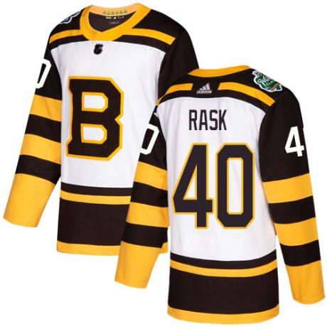 Tuukka Rask Boston Bruins white Classic jersey