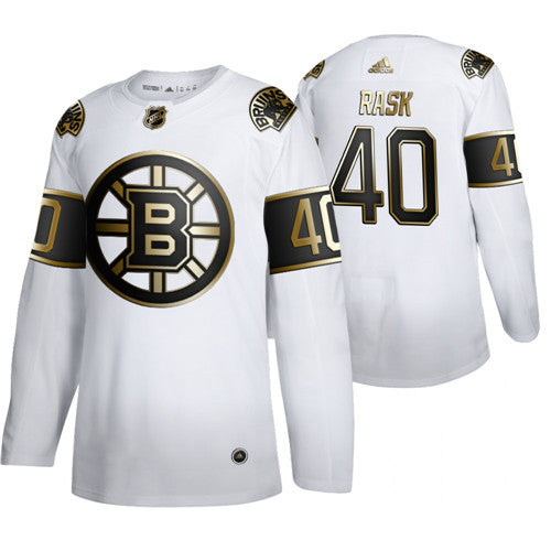 Tuukka Rask Boston Bruins white jersey