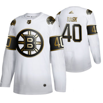 Tuukka Rask Boston Bruins white jersey