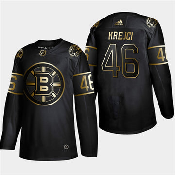 David Krejci Boston Bruins black jersey