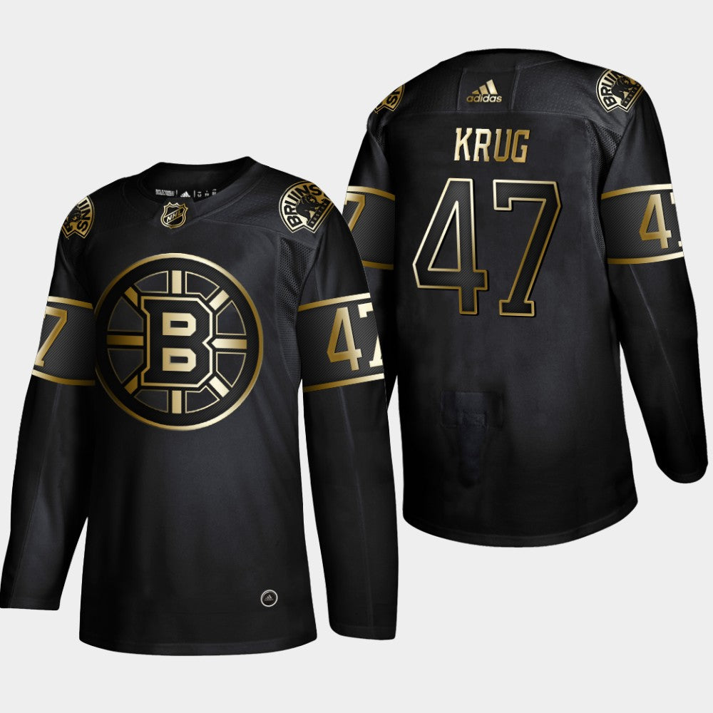 Torey Krug Boston Bruins black jersey