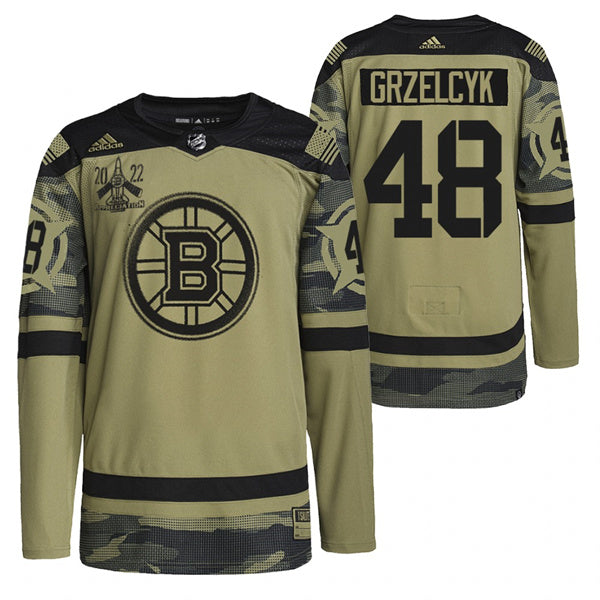 Matt Grzelcyk Boston Bruins camo Camo jersey