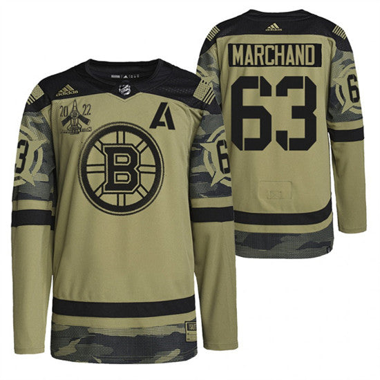 Brad Marchand Boston Bruins camo Camo jersey