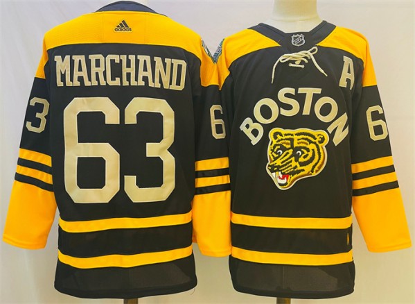 Brad Marchand Boston Bruins black Classic jersey
