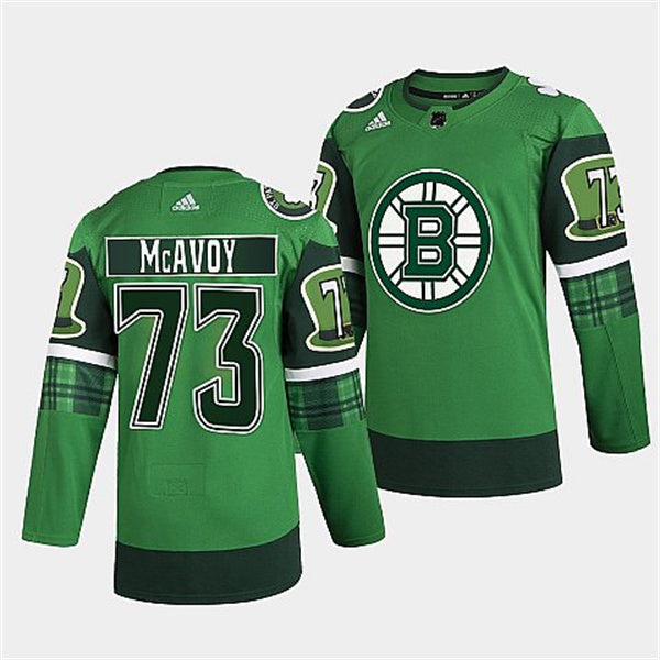 Charlie McAvoy Boston Bruins green jersey