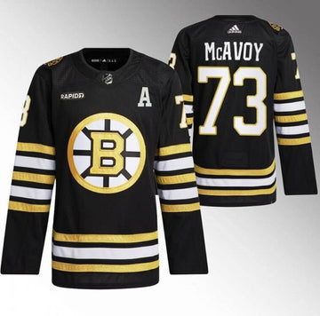 Charlie McAvoy Boston Bruins black jersey