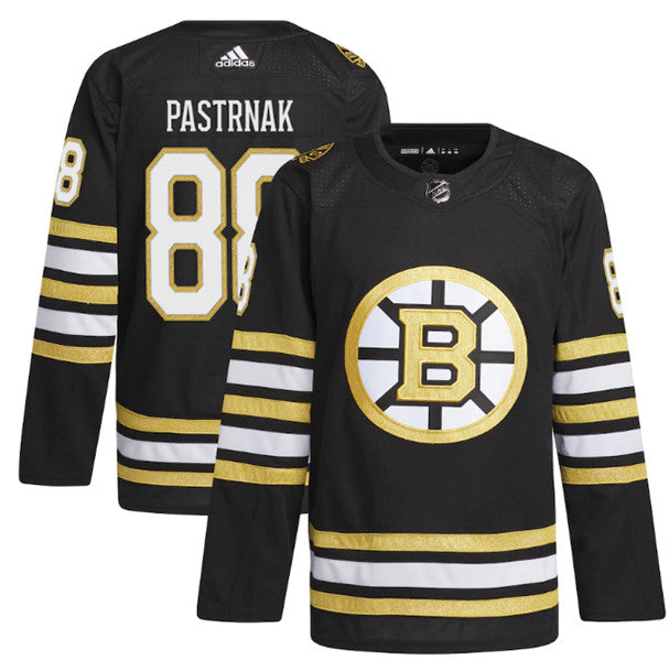 David Pastrnak Boston Bruins black jersey