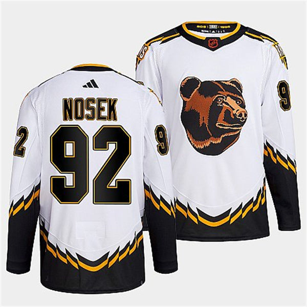 Tomas Nosek Boston Bruins white Reverse Retro jersey