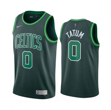 Jayson Tatum Earned Edition Boston Celtics green jersey