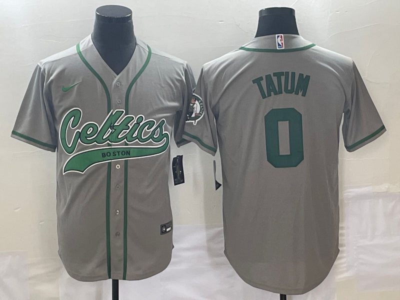 Jayson Tatum Boston Celtics gray jersey