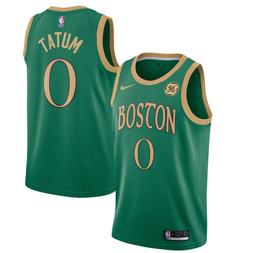 Jayson Tatum Boston Celtics green City Edition jersey