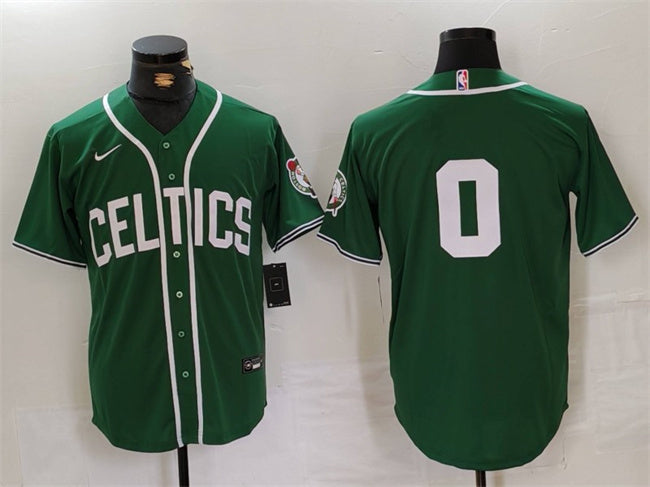 Jayson Tatum Boston Celtics green jersey