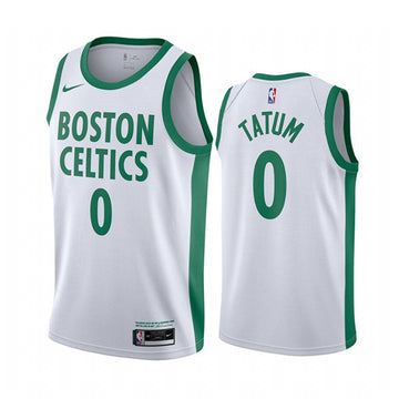 Jayson Tatum Boston Celtics white City Edition jersey