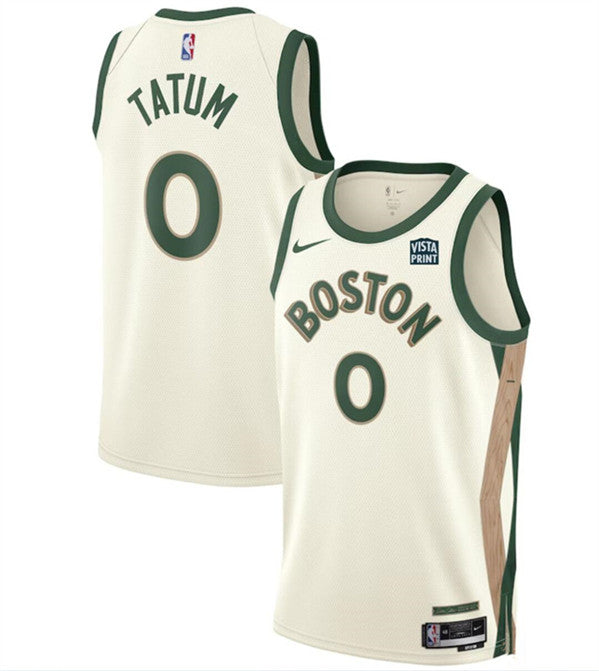 Jayson Tatum Boston Celtics white City Edition jersey