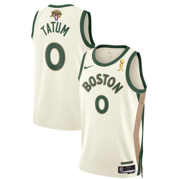 Jayson Tatum Boston Celtics white City Edition jersey