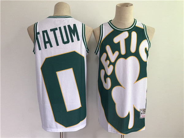 Jayson Tatum Boston Celtics white Throwback jersey