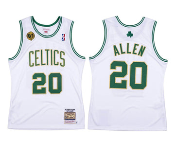Ray Allen Boston Celtics white Throwback jersey