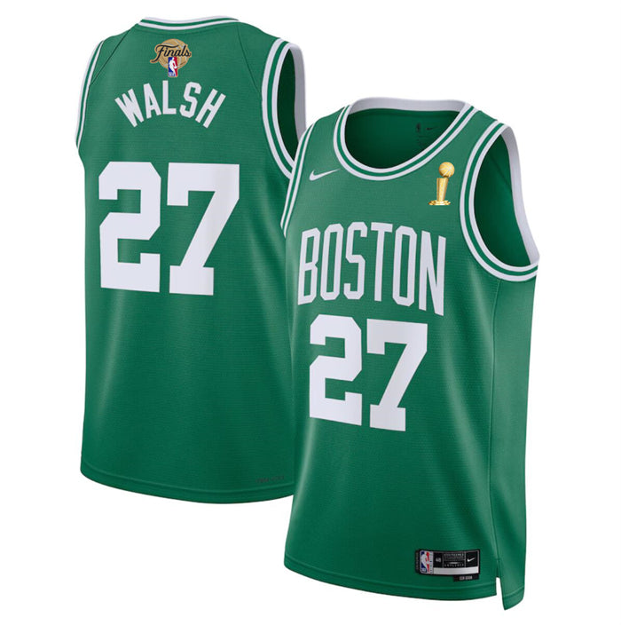 Jordan Walsh Boston Celtics green jersey