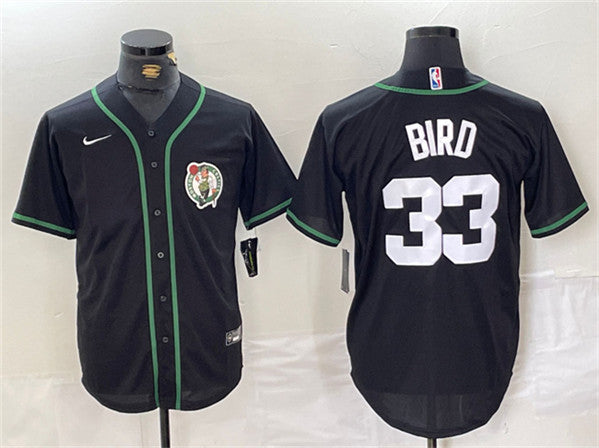 Larry Bird Boston Celtics black jersey