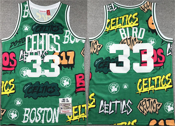 Larry Bird Boston Celtics green Throwback jersey