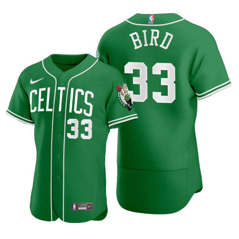Larry Bird Boston Celtics green jersey