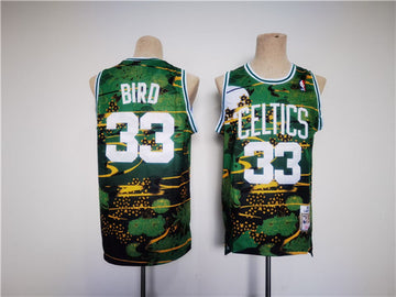Larry Bird Boston Celtics green-black Throwback jersey