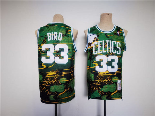 Larry Bird Boston Celtics green-black Throwback jersey
