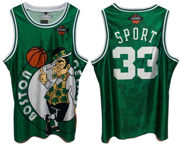 Larry Bird Boston Celtics green jersey
