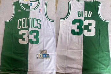 Larry Bird Boston Celtics white-green Throwback jersey