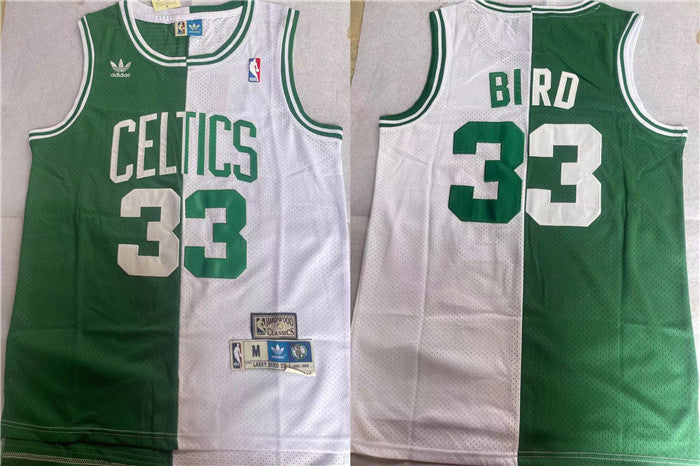 Larry Bird Boston Celtics white-green Throwback jersey