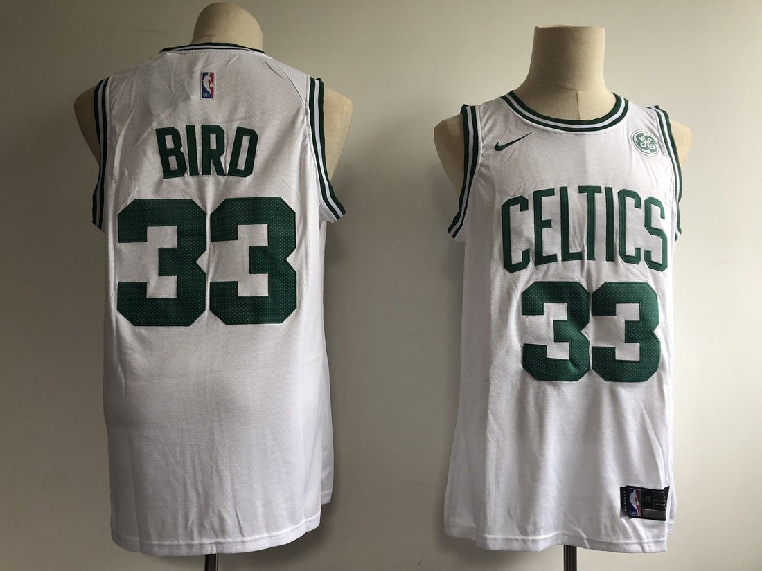 Larry Bird Boston Celtics white jersey