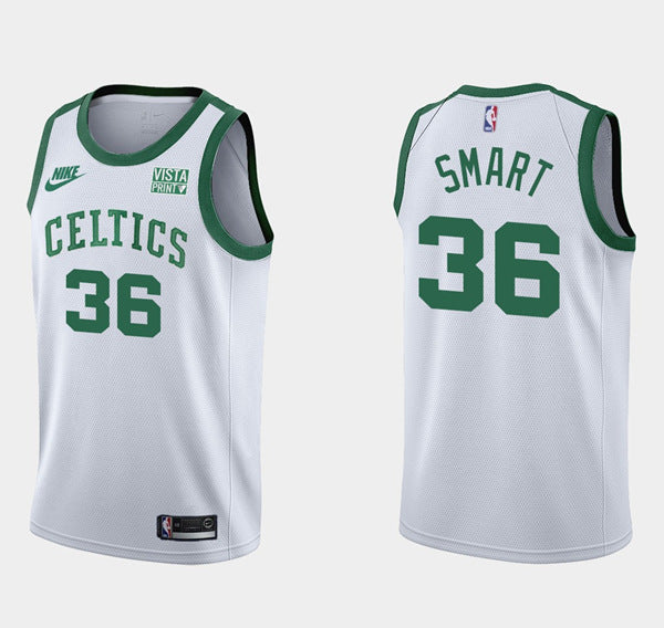 Marcus Smart Boston Celtics white jersey
