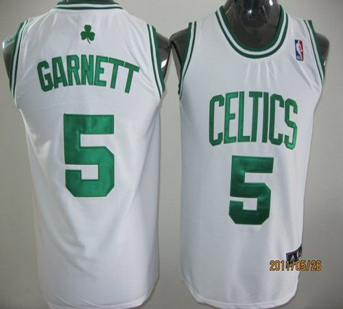 Kevin Garnett Boston Celtics white jersey