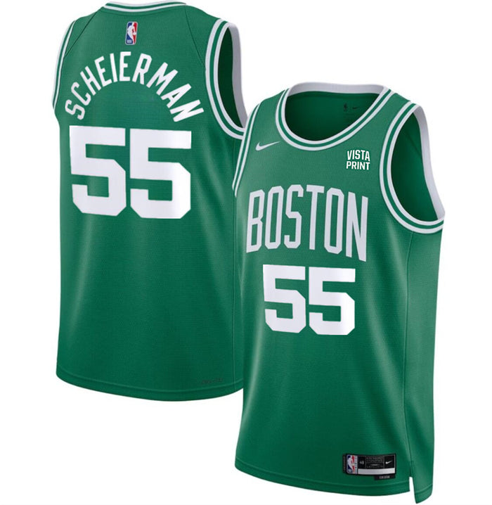 Baylor Scheierman Boston Celtics green jersey
